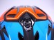 Шлем HIZER J6803 #3 Black/Blue/Orange (16361039840265)