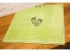 Подарочное мужское полотенце 70/140 зеленое (16403514742174)