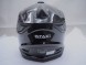 Шлем мотард ATAKI JK802 Solid чёрный глянец (16456980229652)