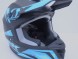 Шлем кроссовый GTX 633 #4 BLACK/BLUE (16515912292487)