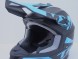 Шлем кроссовый GTX 633 #4 BLACK/BLUE (16515912312936)