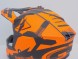 Шлем кроссовый GTX 633 #5 BLACK/FLUO ORANGE (16515914208484)
