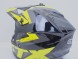 Шлем кроссовый GTX 633 #8 BLACK/FLUO YELLOW/GREY (16515914987219)