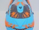 Шлем кроссовый GTX 633 #2 BLUE/ORANGE BLACK (16515911151106)