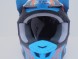 Шлем кроссовый GTX 633 #2 BLUE/ORANGE BLACK (16515911162105)