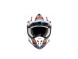 Шлем кроссовый GTX 633 #3 BLUE/RED WHITE (16512405201999)