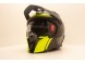 Шлем мотард GTX 690 #2 BLACK/FLUO YELLOW GREY (16559942503714)