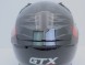 Шлем мотард GTX 690 #3 BLACK/GREY RED (16515897133942)