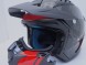 Шлем мотард GTX 690 #3 BLACK/GREY RED (16515897154649)