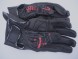 Перчатки мото HIZER AT-4132 (кожа/текстиль) Black/Red (16515882605214)