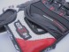 Перчатки мото HIZER AT-4136 (кожа/текстиль) Black/Red/White (16515884563494)