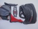 Перчатки мото HIZER AT-4136 (кожа/текстиль) Black/Red/White (16515884576507)