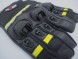 Перчатки мото HIZER AT-4202 (кожа/текстиль) Black/Yellow (16515885514877)
