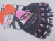 Перчатки мото HIZER CE-4383 (кожа/текстиль) детские Black/Pink (16515885856339)