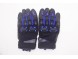 Перчатки MOTEQ Stinger, 4 клапана вентиляции, мужские, чёрные/синие (1658504628161)