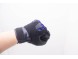 Перчатки MOTEQ Stinger, 4 клапана вентиляции, мужские, чёрные/синие (16585046321309)