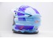 Шлем мото кроссовый HIZER J6803 Blue #8 (16595199996734)