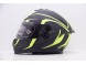 Шлем интеграл GTX 5672 #5 BLACK/FLUO YELLOW/GREY (16594299900148)
