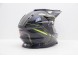 Шлем мотард HIZER B6197-1 #4 Black/Yellow (16595213703872)