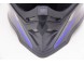 Шлем мотард HIZER B6197-1#6 Black/Blue (16595208104575)