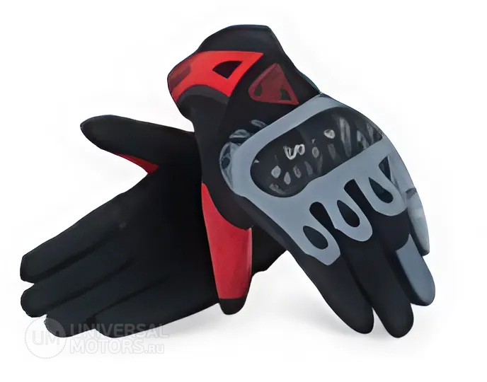 Мотоперчатки MOTOBOY Predator G-08 AIR Red-Grey