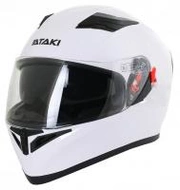 Шлем ATAKI JK316 Solid белый глянцевый (интеграл)
