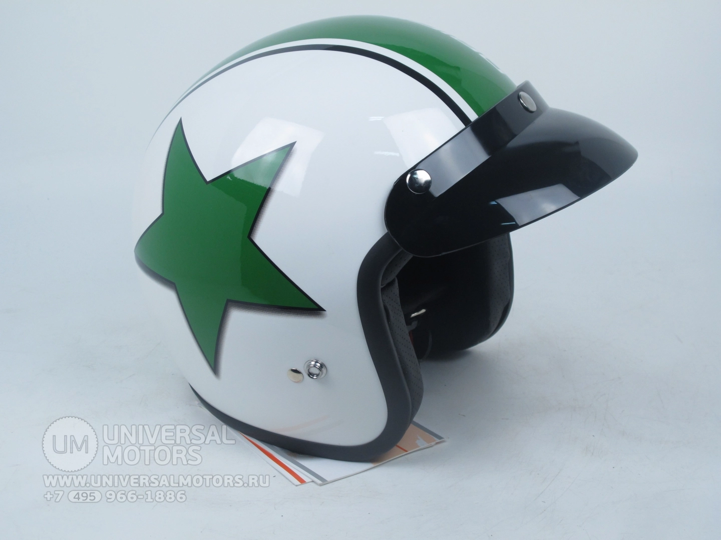 Шлем (открытый) ORIGINE PRIMO Astra белый/зеленый , 7263974193641079526