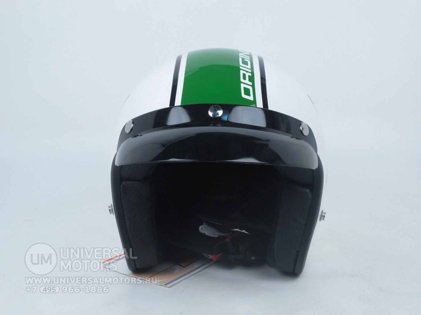 Шлем (открытый) ORIGINE PRIMO Astra белый/зеленый , 7263974192842460777
