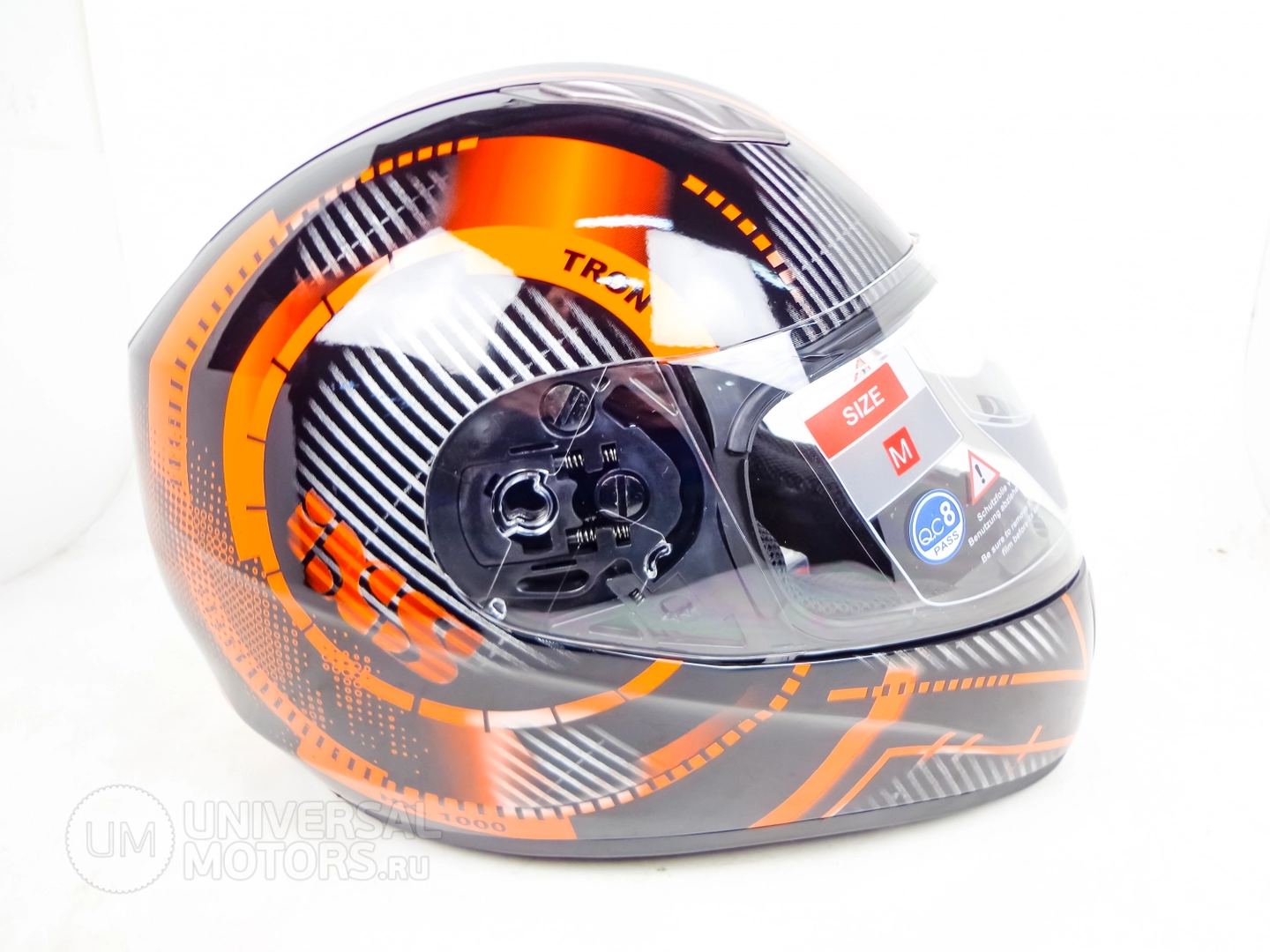 Шлем IXS интеграл HX 1000 THON чёрно-оранжево-сере, 30840906411434171181