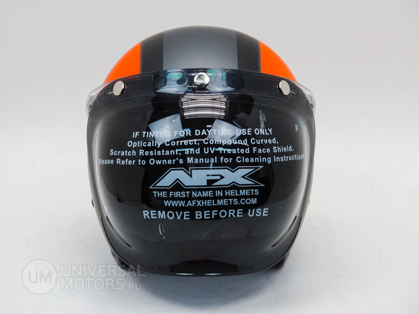 Шлем AFX FX-76 TRICOLOR VINTAGE FROST GRAY/ORANGE, 37543513903310355801