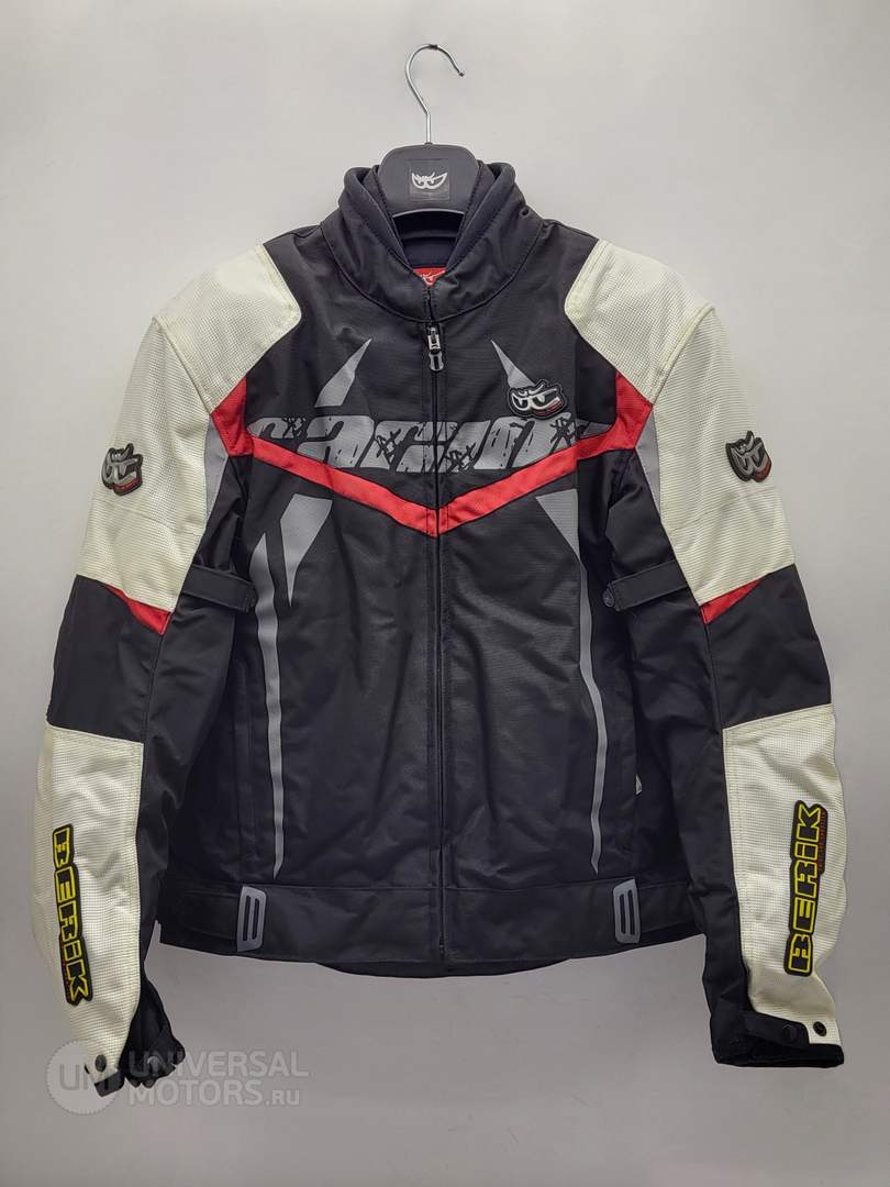 Куртка текстильная Berik NJ-9571-BK Black/White БУ, размер XL