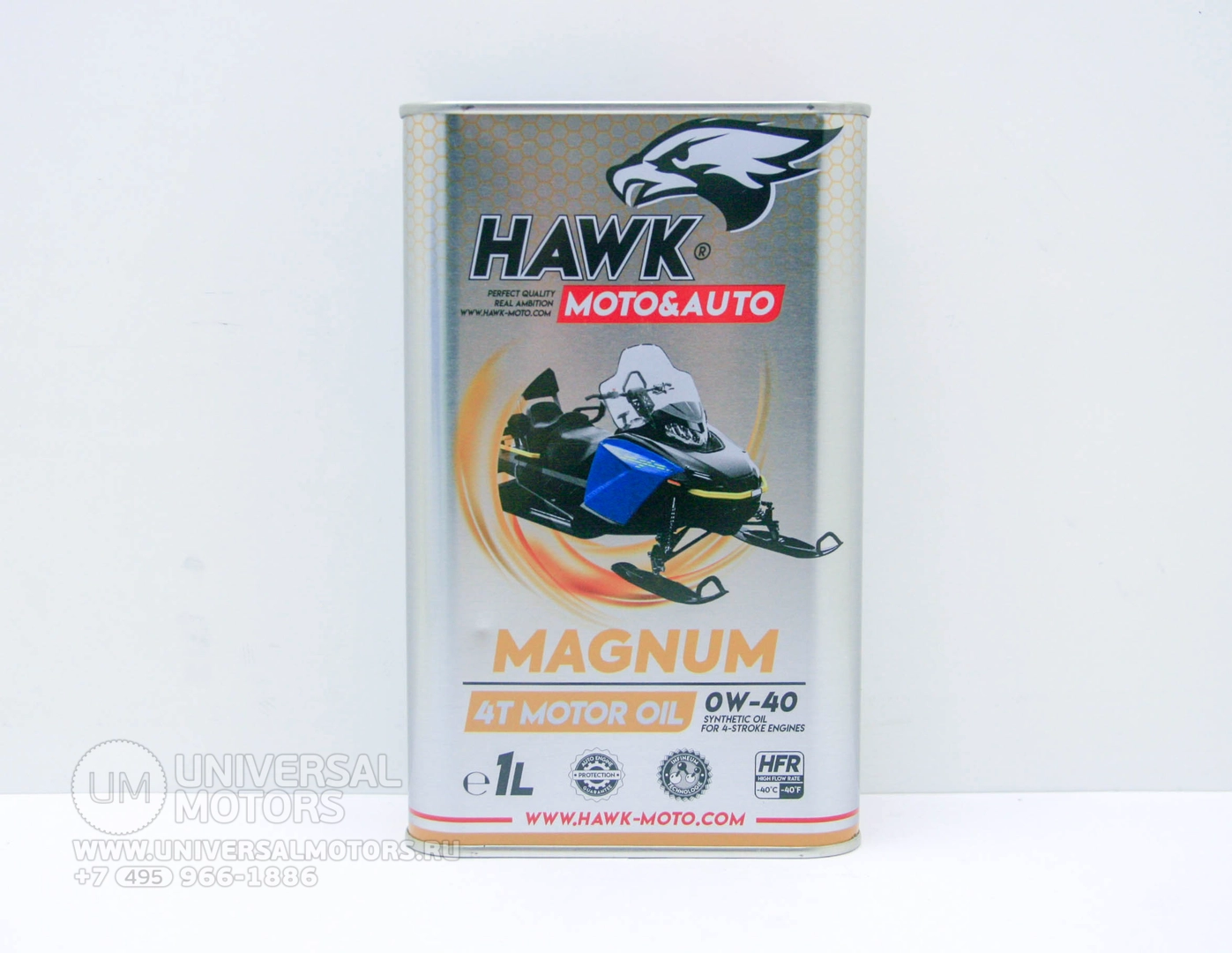 Масло моторное Hawk moto Magnum 4T MOTO SAE 0W-40 , Тактность двигателя 4-тактный