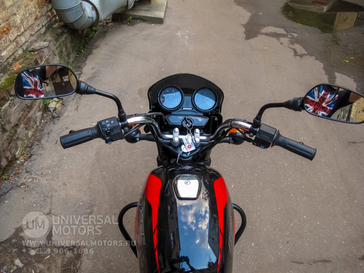 Мотоцикл Bajaj Boxer BM 150 X, Число цилиндров 1