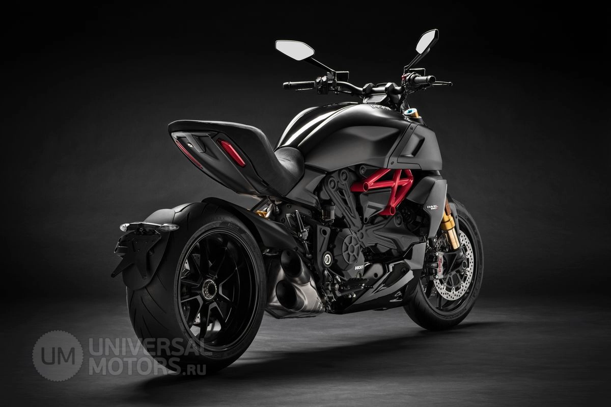Особенности мотоцикла Ducati Diavel 1260 S Black and Steel 2021: