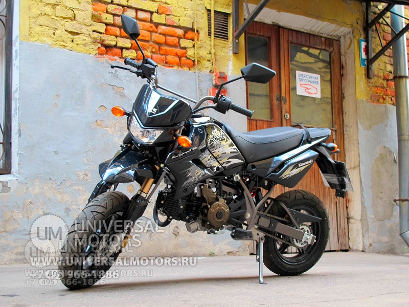 Мотоцикл Kawasaki KSR 110, Рабочий объем 110 см³
