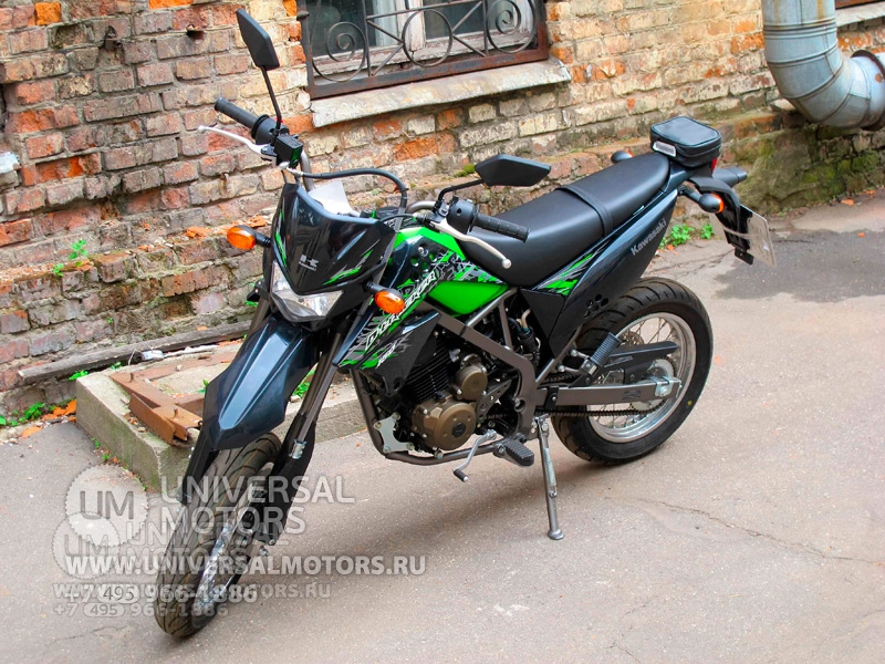 Мотоцикл Kawasaki D-Tracker 150, Ширина шины 90 мм