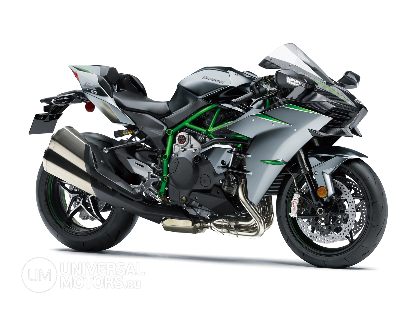 Мотоцикл Kawasaki Ninja H2 Carbon, Рабочий объем 1000 см³