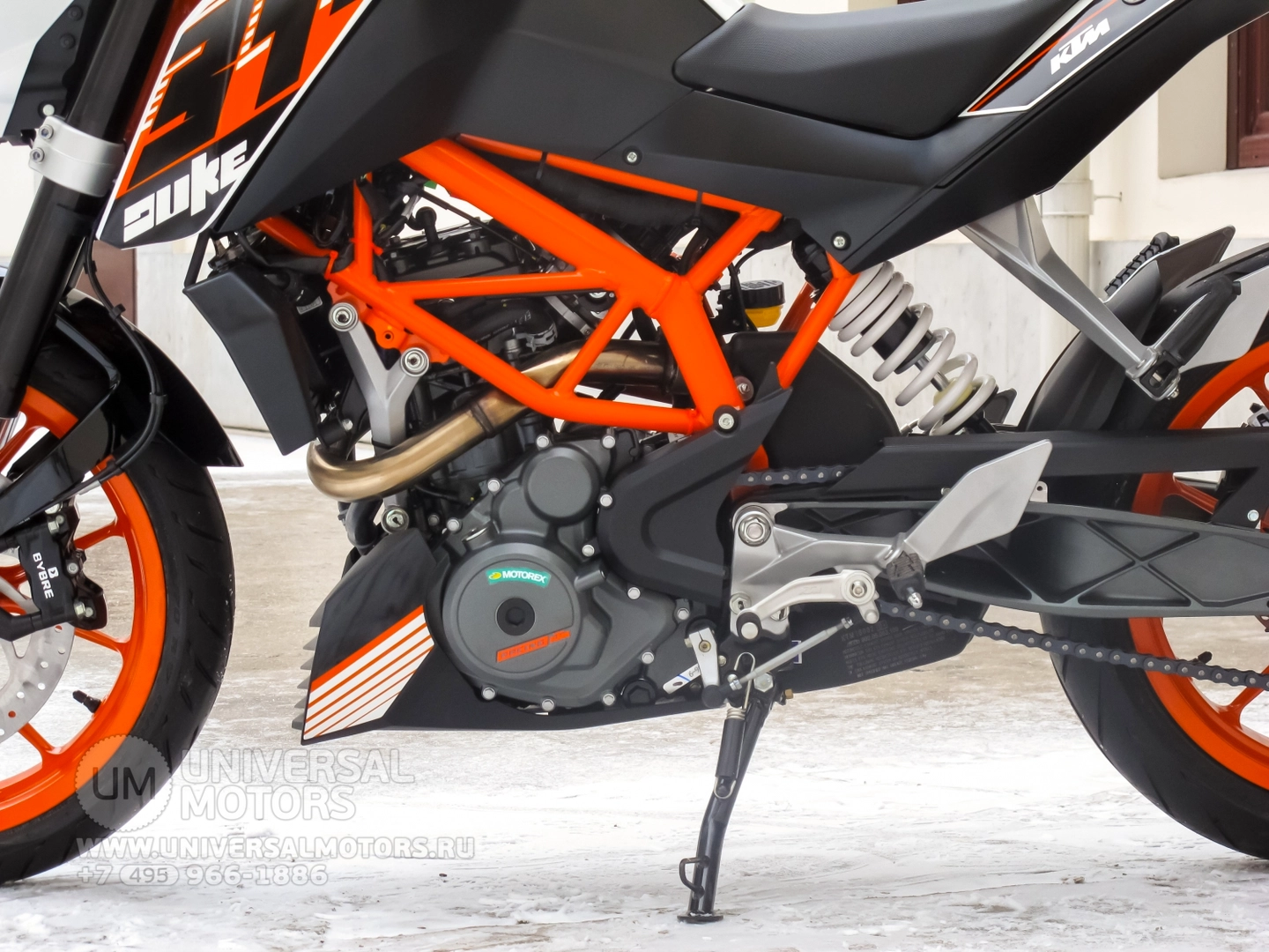 Мотоцикл KTM 390 Duke 2018, Задний тормоз описание дисковый гидравлический с 1-поршневым суппортом