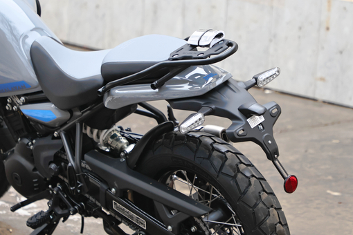 Мотоцикл Royal Enfield Himalayan 450 Mid Poppy Blu, Рама двухлонжероная трубчатая