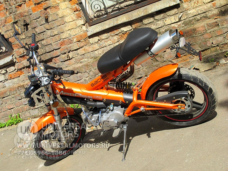 Мотоцикл Sachs MadAss 125, Рабочий объем 125 см³