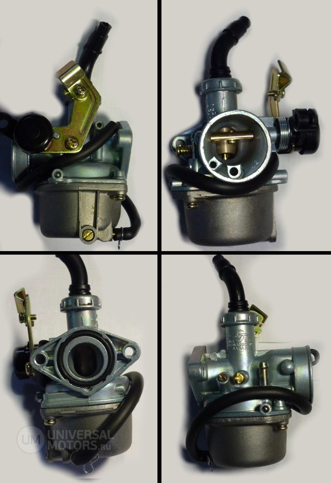 Карбюратор 4T 139FMB, 147FMH, 152FMH; DELTA, ALPHA 70-110см3 D19 (с дроссельной заслонкой) 10073172