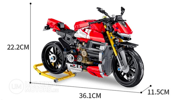 Конструктор  мотоцикл Ducati V4R, 241378772438498326