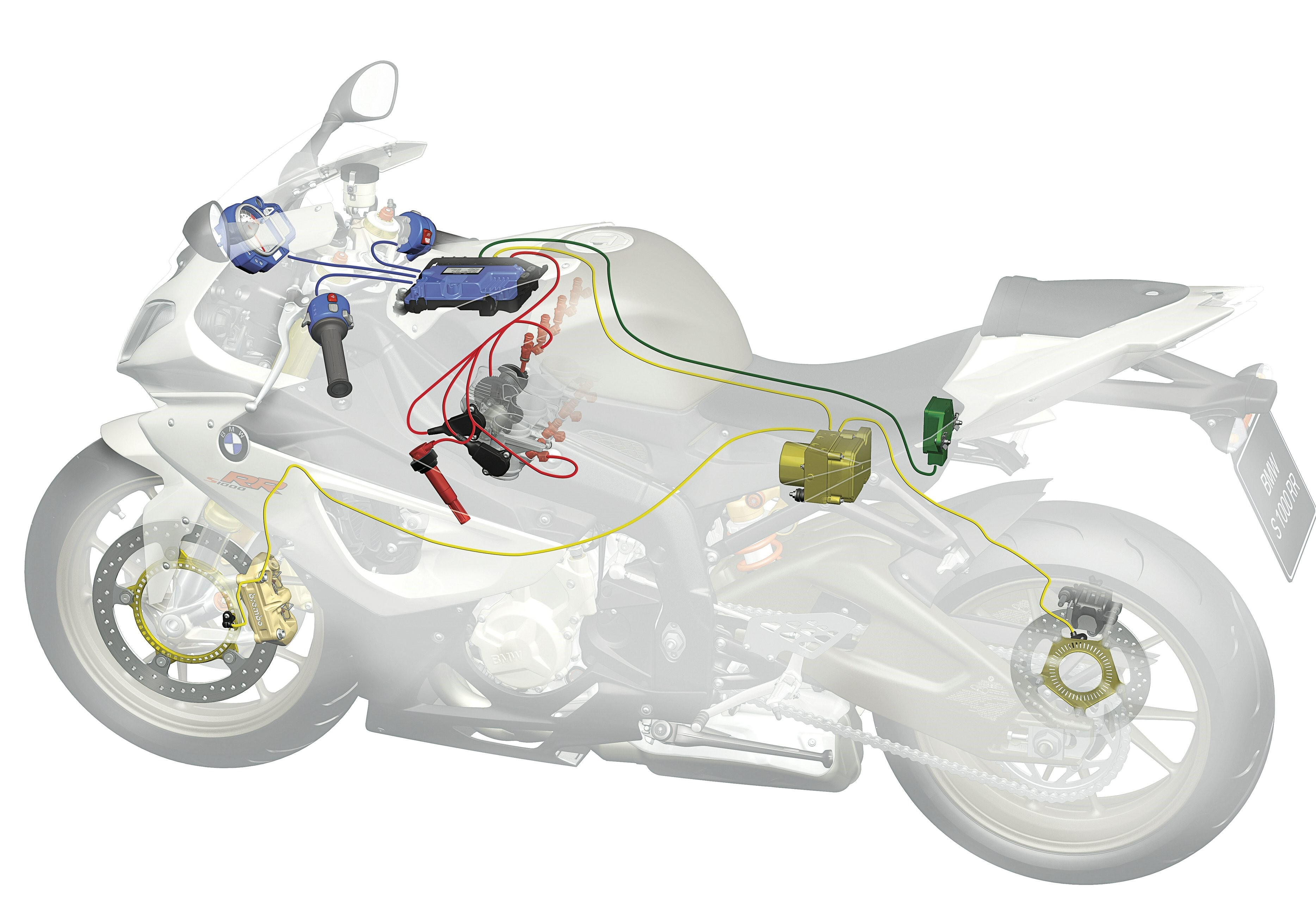 Из чего состоит мотоцикл. Антиблокировочная система тормозов (АБС) мотоцикла. BMW Motorrad ABS. Система АБС тормозов на мопед. Тормозная система мотоцикла.