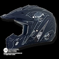 Шлем AFX FX-17 Gear FLAT BLACK MULTI (14424025224039)