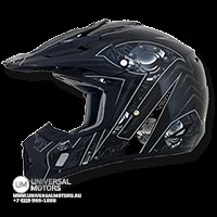 Шлем AFX FX-17 Gear GLOSS BLACK MULTI (14424031681846)