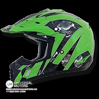 Шлем AFX FX-17 Gear GREEN MULTI (14424043863573)