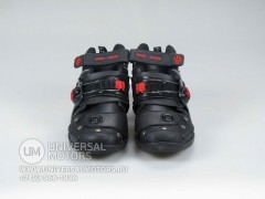 Ботинки мото облегченные, не высокие, черные, р-р 42-45 (A09002)