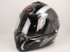 Шлем RSV Racer Dust чёрно-серебристый (Dust Grey)