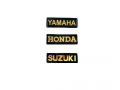 Наклейка объемная "HONDA, SUZUKI, YAMAHA, KAWASAKI...."