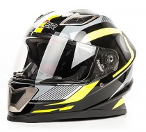 Шлем HIZER B562 #1 black/yellow